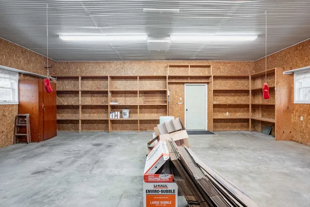 a view of a storage & utility room