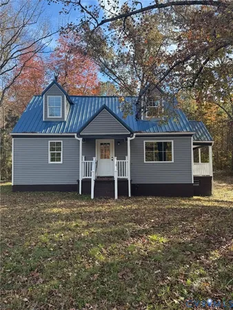 a backyard of a house