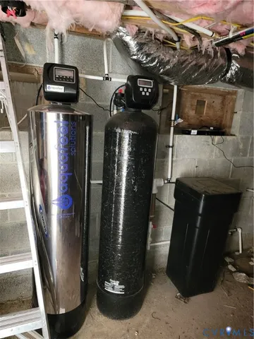 a view of a refrigerator in a kitchen