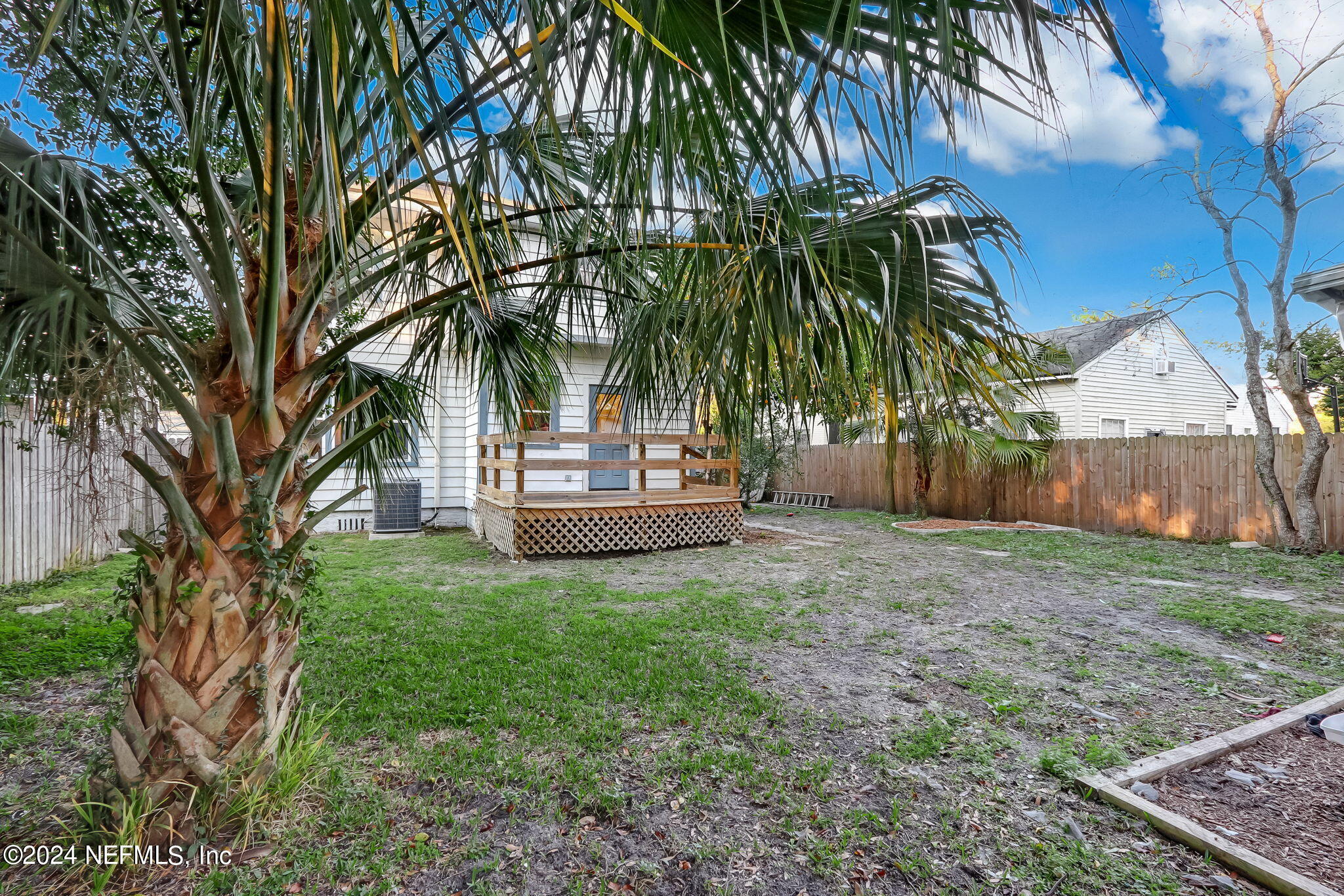 5316 Colonial Avenue Jacksonville, FL 32210 - Photo 30 of 30 a view of a backyard with a garden