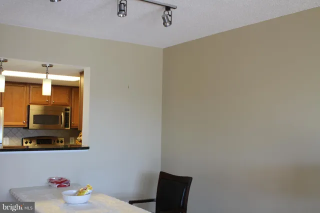 a view of a room with storage area