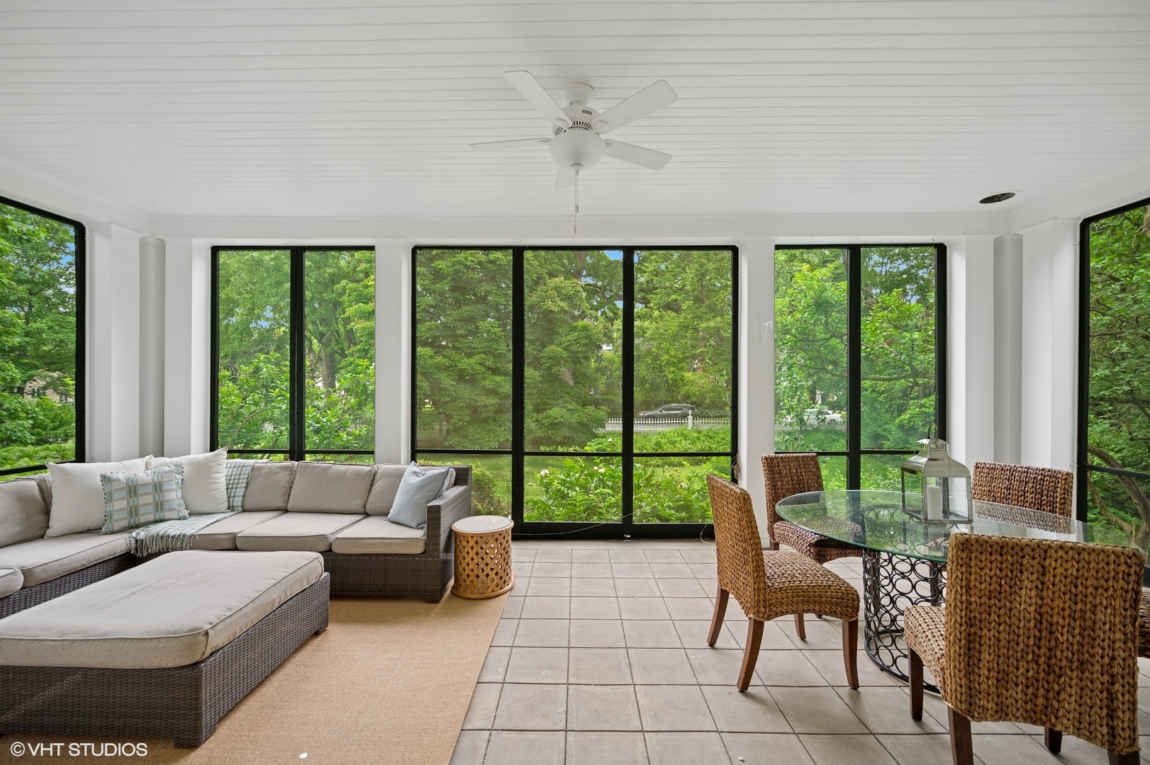 550 Oak Street Winnetka, IL 60093 - Photo 13 of 45 a living room with furniture and a large window