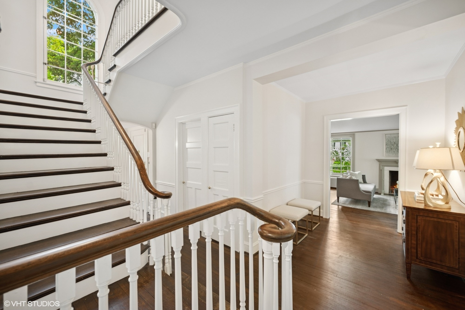 550 Oak Street Winnetka, IL 60093 - Photo 3 of 45 a view of entryway and hall with wooden floor