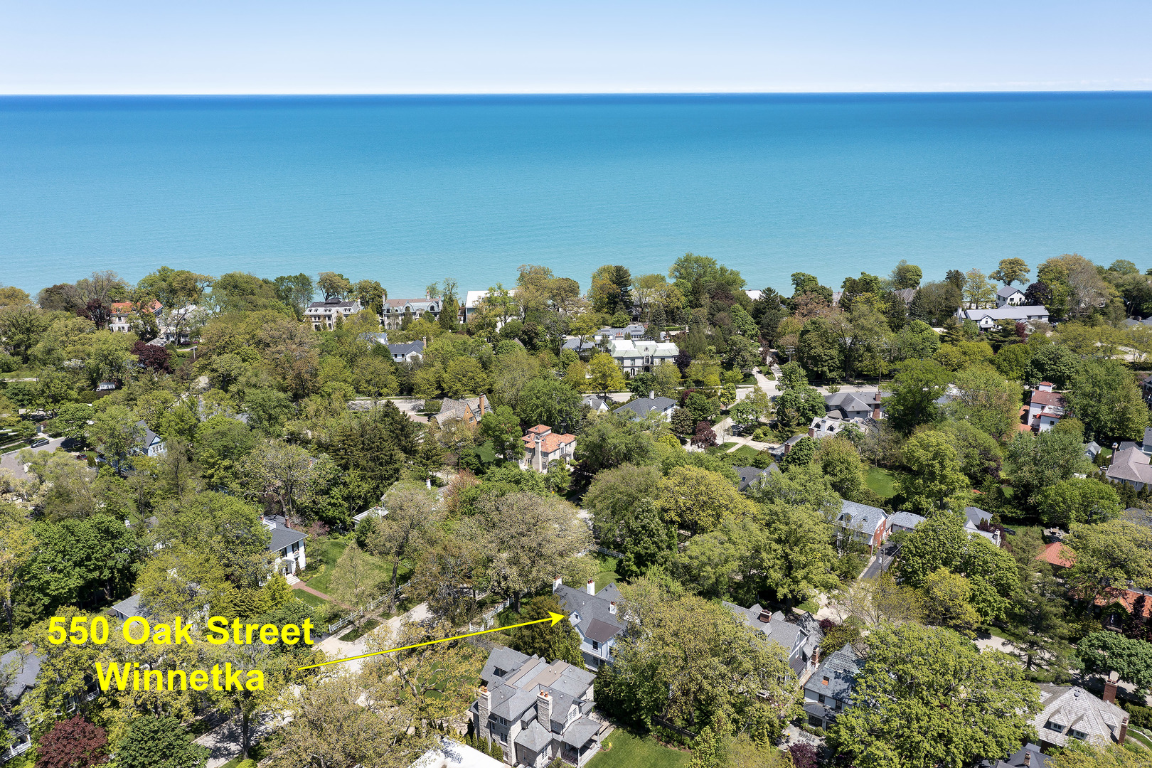 550 Oak Street Winnetka, IL 60093 - Photo 40 of 45 view of a bunch of trees