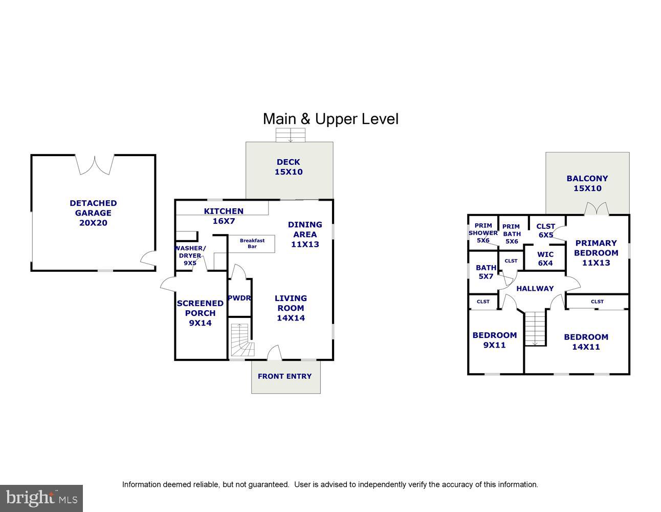 6957 Bellevue Road Royal Oak, MD 21662 - Photo 47 of 47 FLOOR PLAN