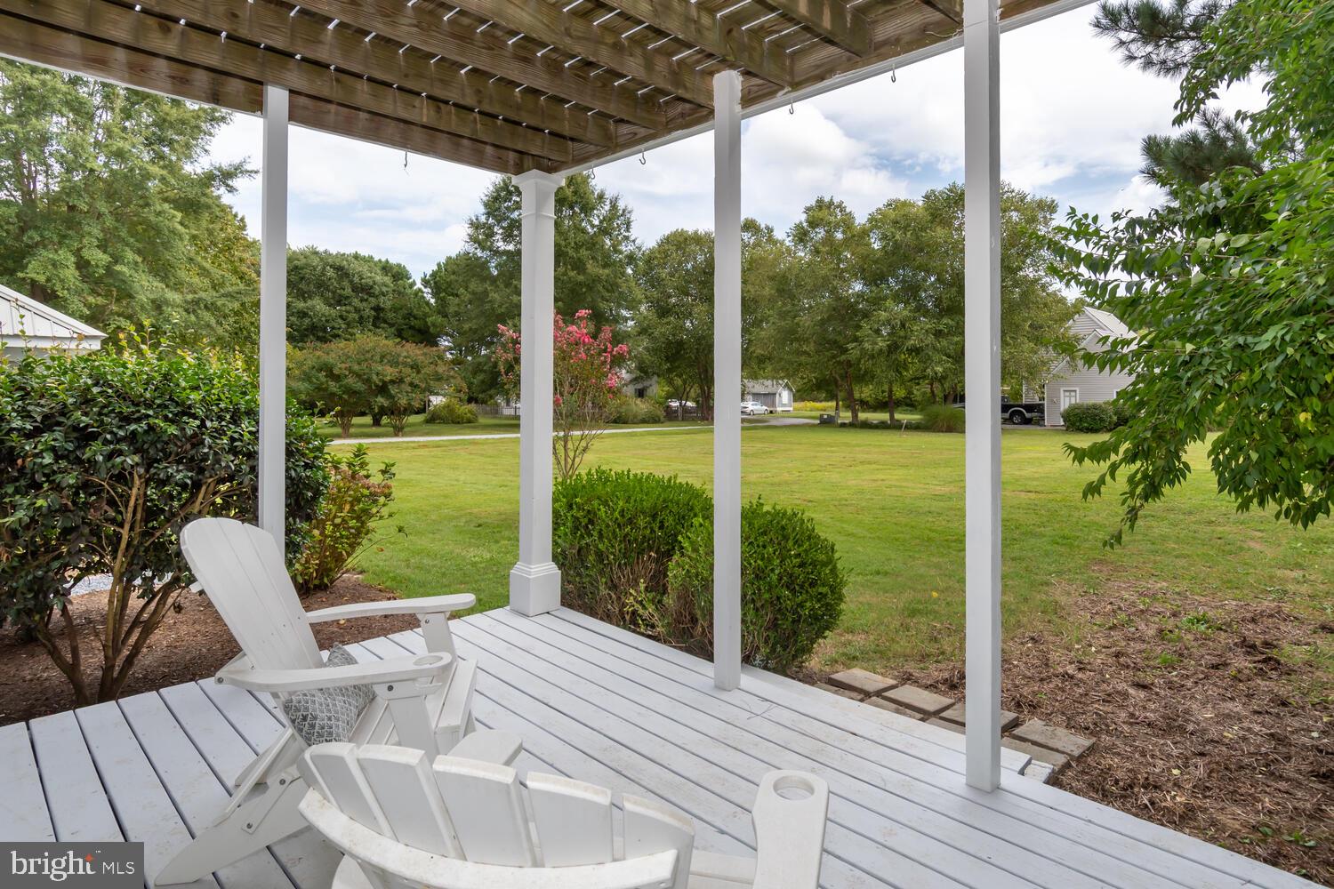 6957 Bellevue Road Royal Oak, MD 21662 - Photo 9 of 47 FRPM PORCH OVERLOOKING BACK YARD