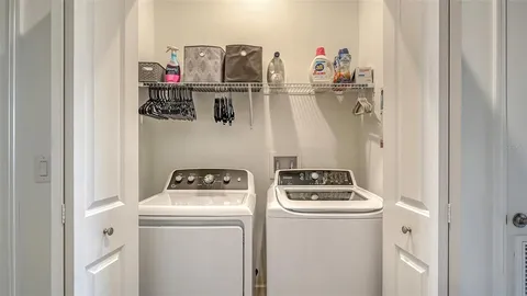 a room with storage and utility