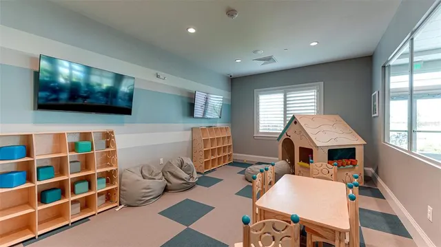 a view of a hallway with an empty room