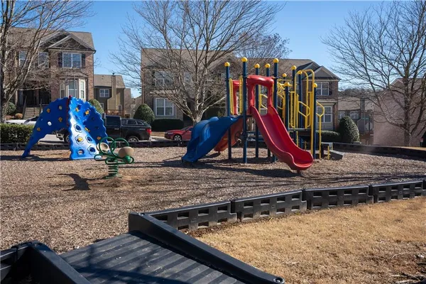 a view of outdoor space with playground