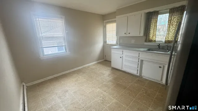 a room with storage and utility