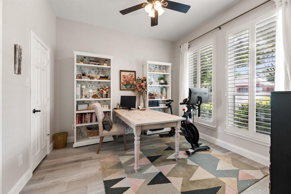 909 Muirfield Road Keller, TX 76248 - Photo 20 of 40 Downstairs bedroom being used as an office