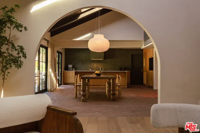 a view of a livingroom with furniture and a couch