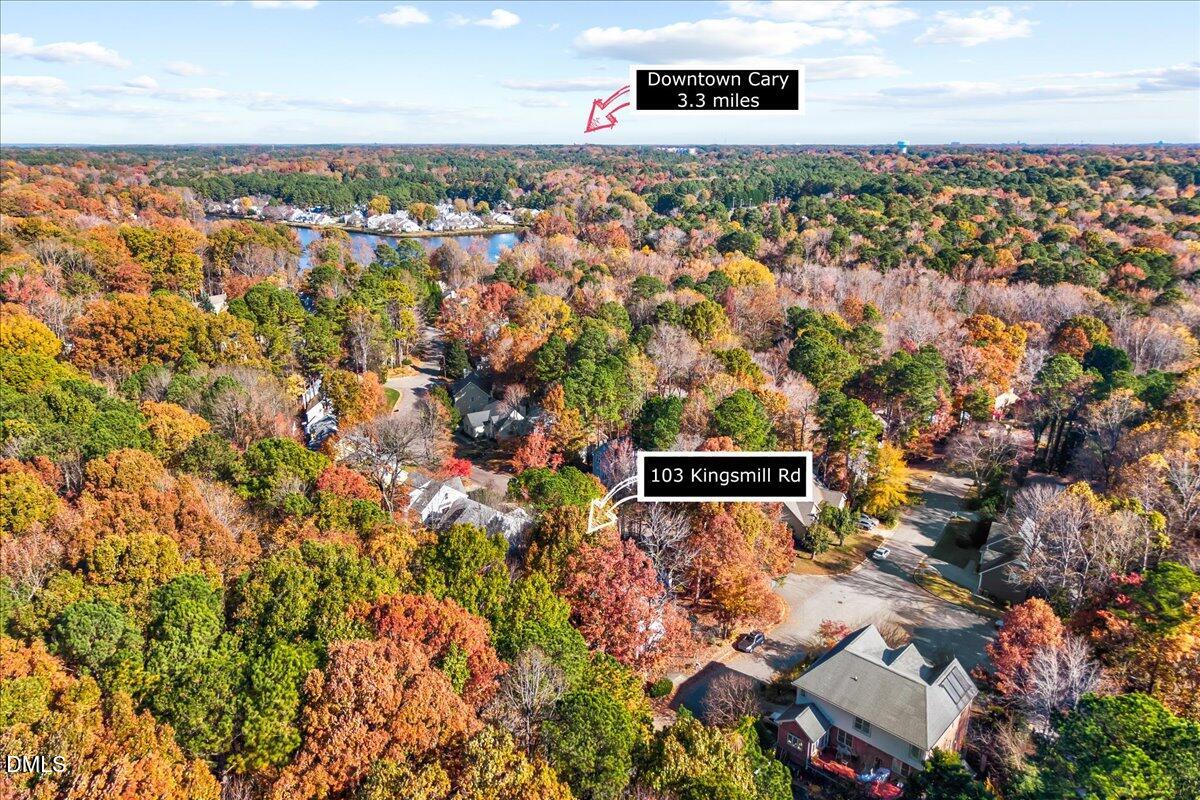 103 Kingsmill Road Cary, NC 27511 - Photo 23 of 30 view of city and mountain