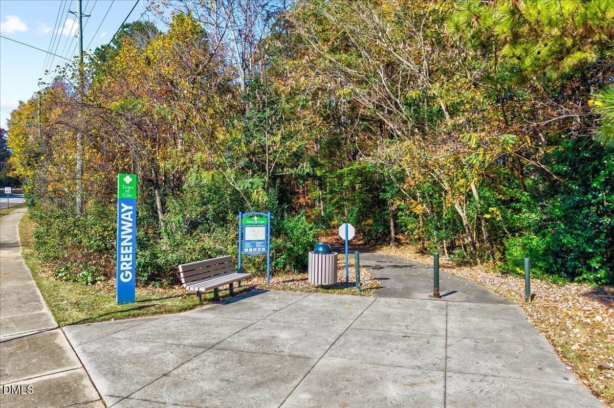103 Kingsmill Road Cary, NC 27511 - Photo 25 of 30 a view of garden with patio