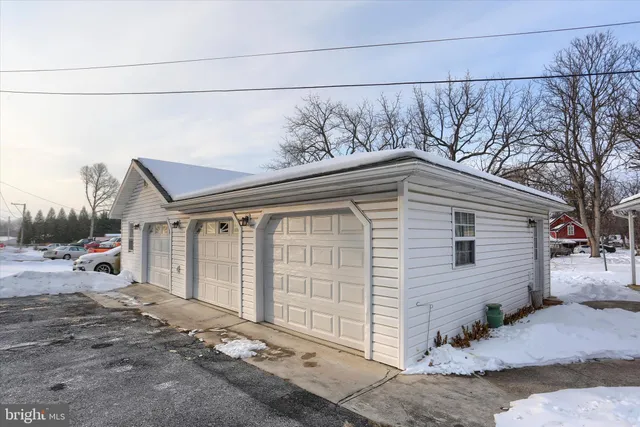 a backyard of a house