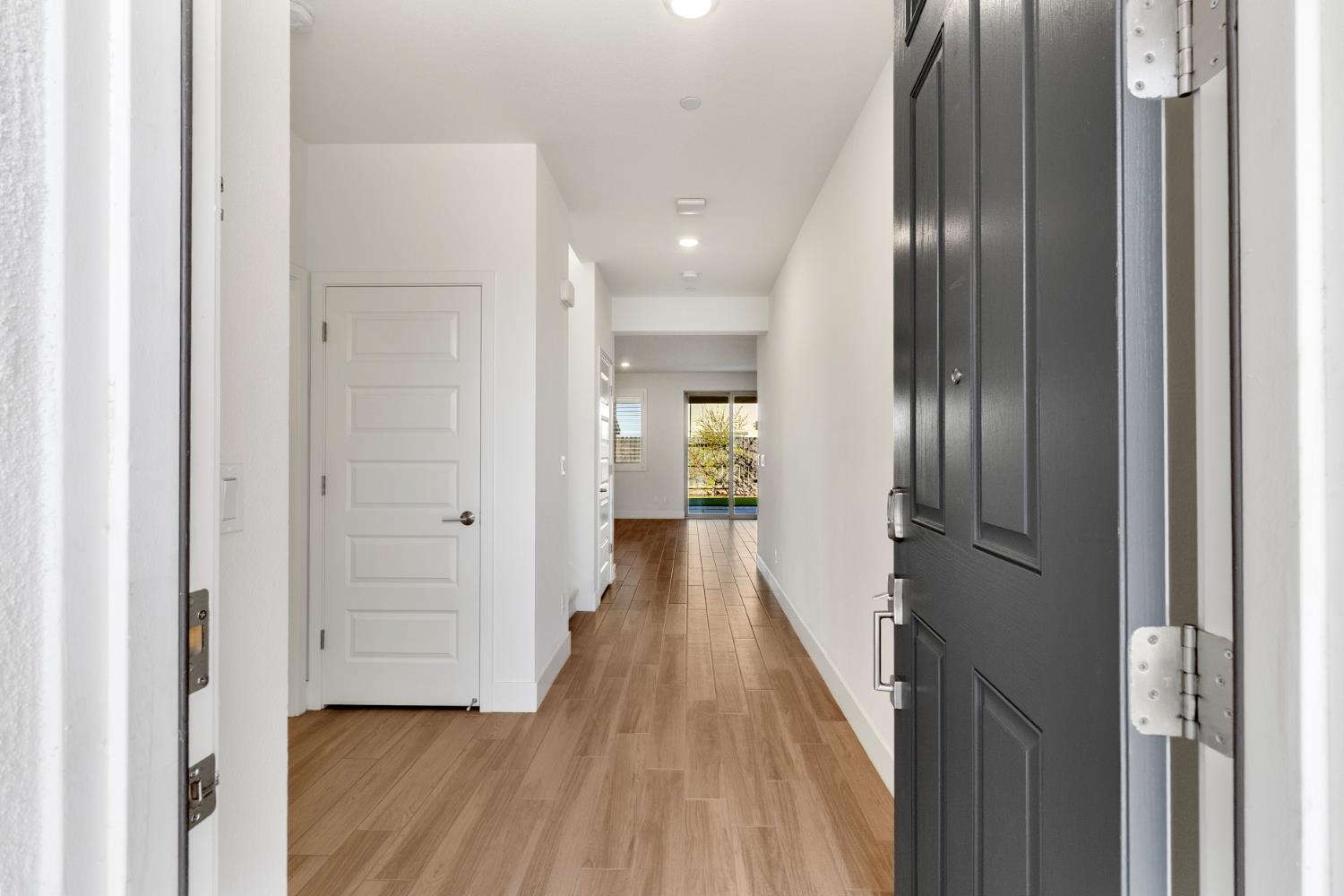 4263 Orpheus Circle Rancho Cordova, CA 95742 - Photo 24 of 51 a view of hallway with wooden floor
