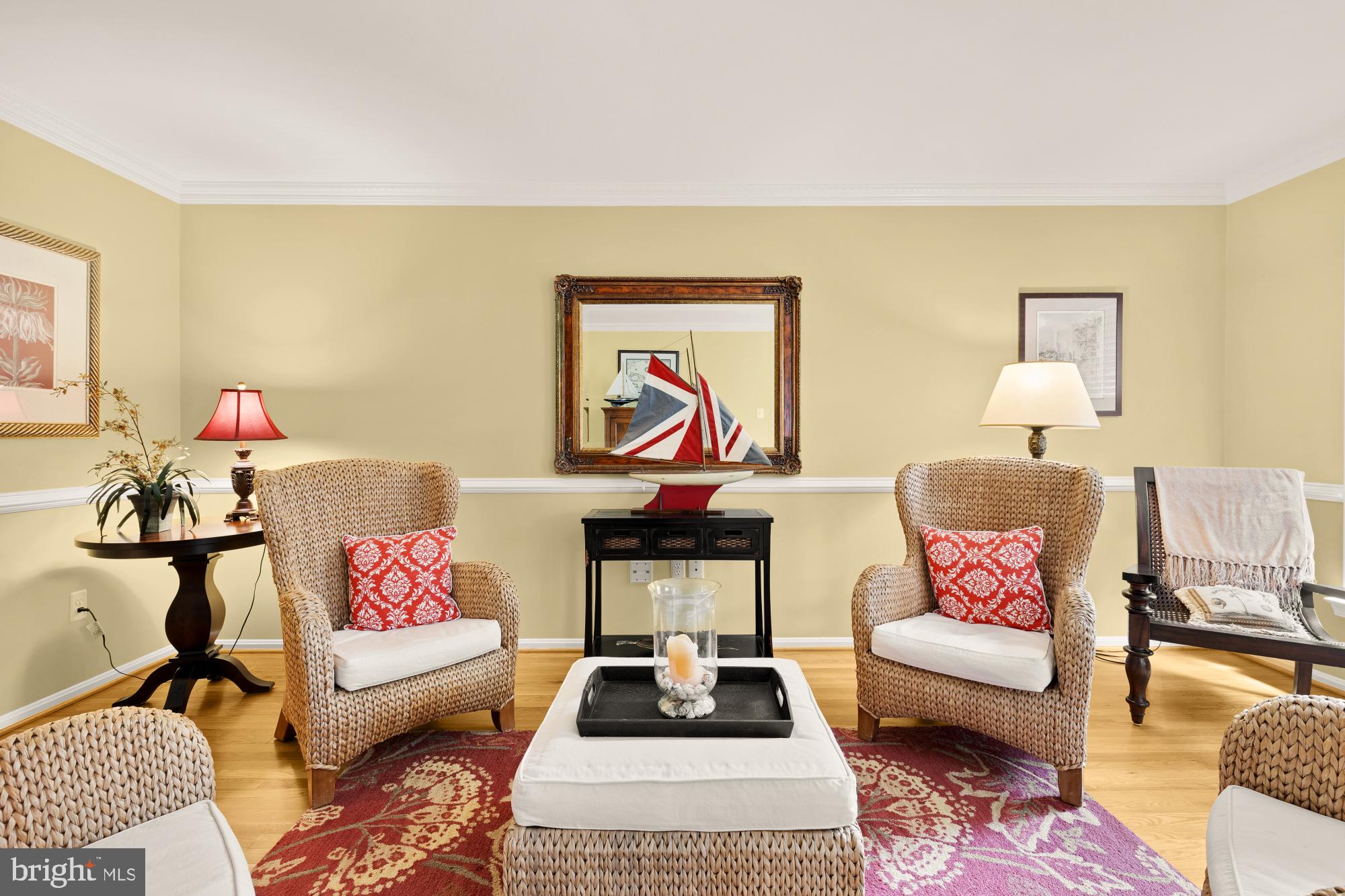 5117 Pheasant Ridge Road Fairfax, VA 22030 - Photo 5 of 59 a living room with furniture and a rug