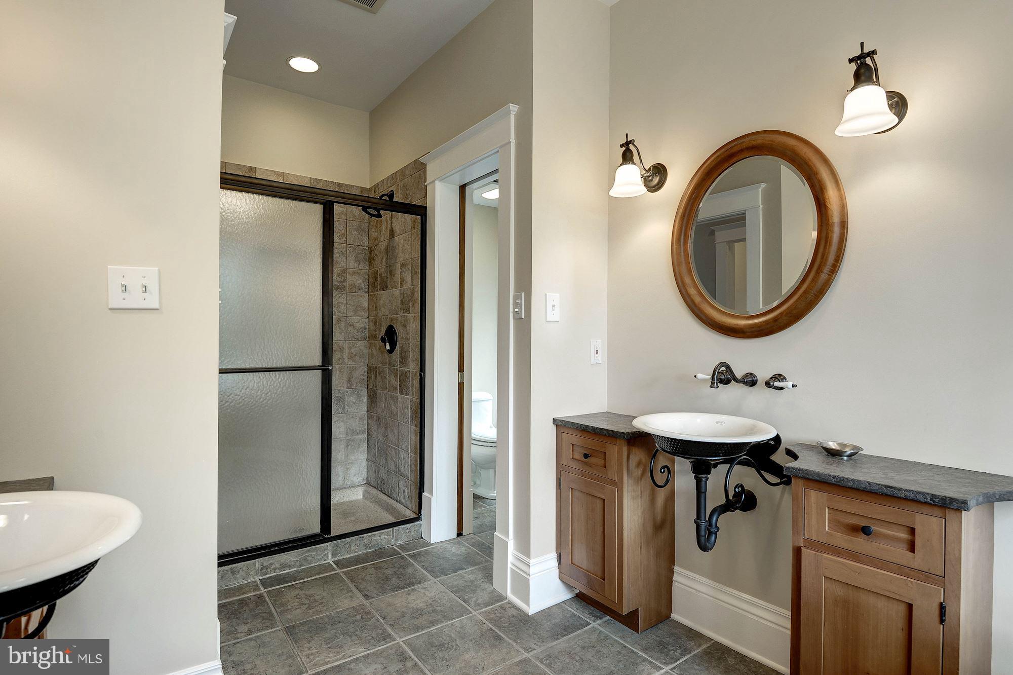 1213 Buchanan Street McLean, VA 22101 - Photo 18 of 30 a bathroom with a sink a toilet and a mirror