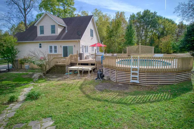 a house view with a garden space