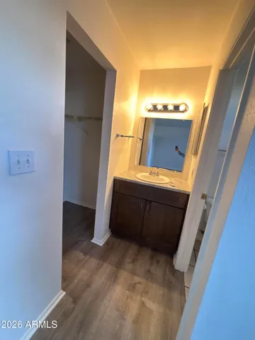 a view of front door