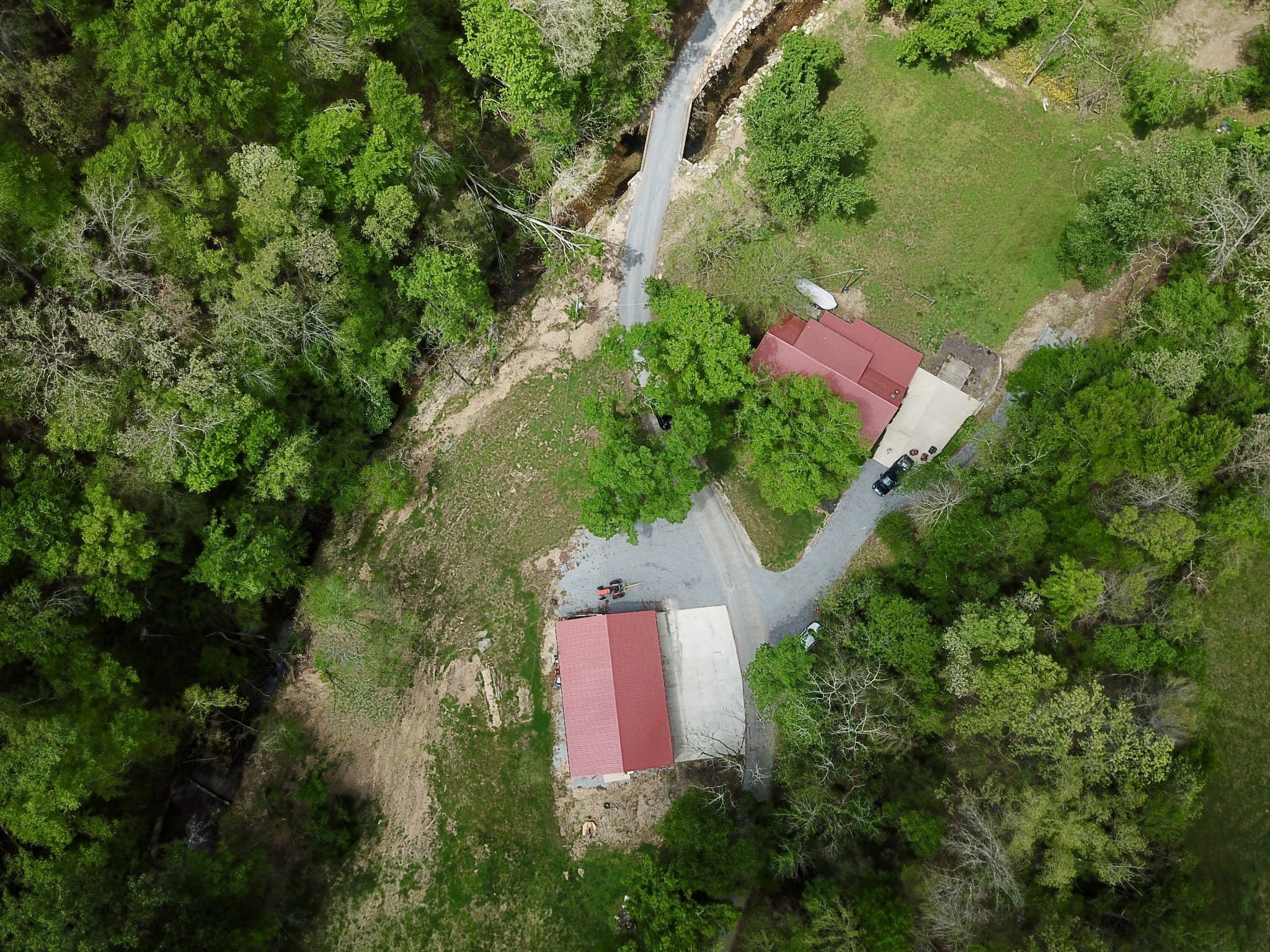 580 Defeated Creek Road Centerville, TN 37033 - Photo 3 of 71 an aerial view of residential house with outdoor space and trees all around
