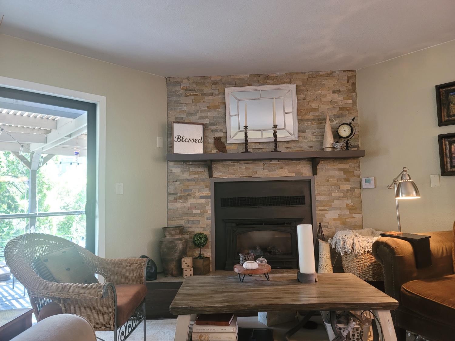 3571 Sudbury Road Cameron Park, CA 95682 - Photo 17 of 87 Custom stone covering for Fireplace-location is den right off balcony