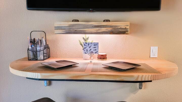 3571 Sudbury Road Cameron Park, CA 95682 - Photo 72 of 87 Unit C Upstairs Primary Bedroom. Unit C Primary Bedroom Primary suite upstairs but with entry from outside Balcony. Buyers can reinstall entry door to allow entery from main level. It is noted as unit c on floor plan