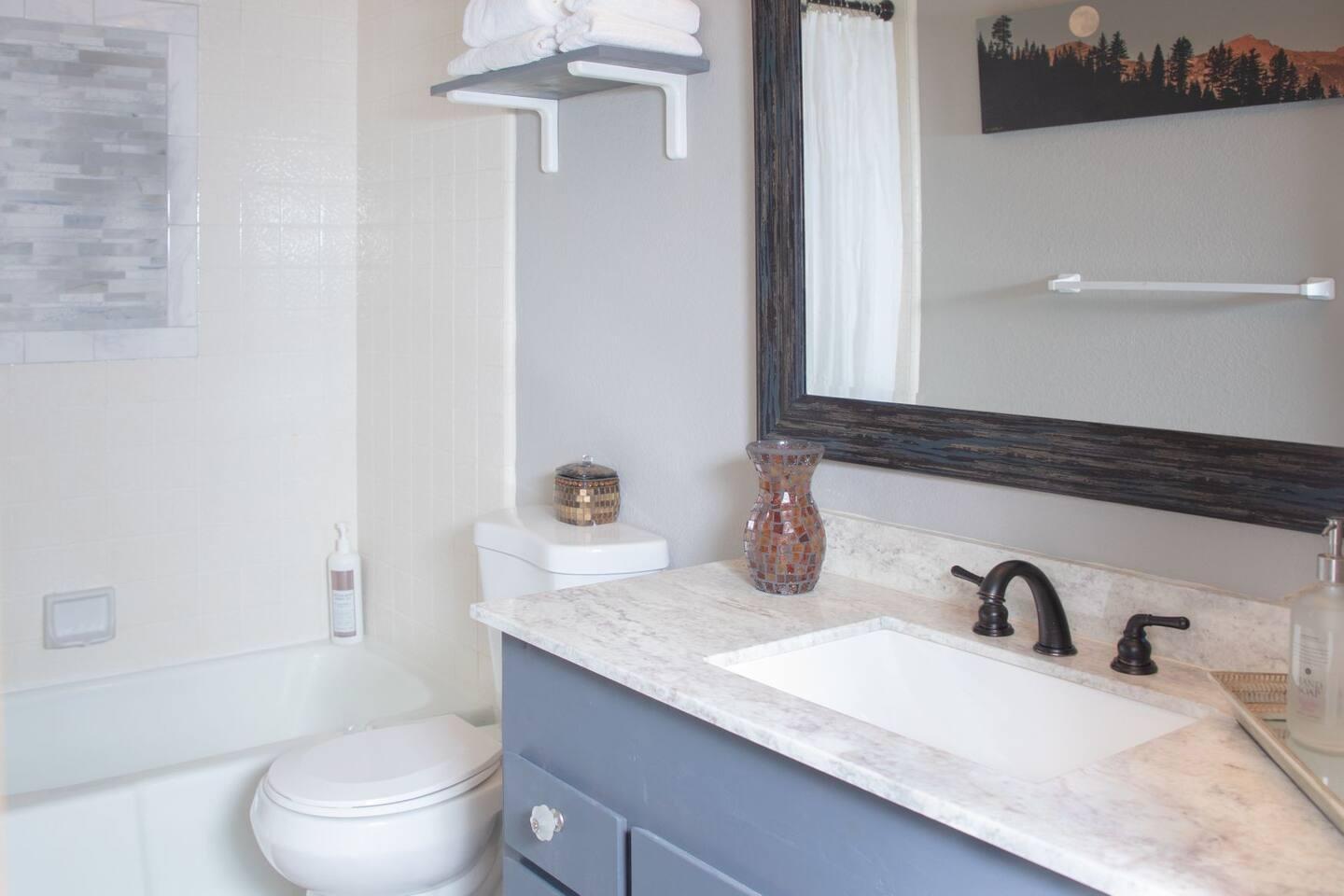 3571 Sudbury Road Cameron Park, CA 95682 - Photo 84 of 87 Unit B on Floorplan.. Unit B Bathroom-Unit B located downstairs with private entry from Balcony. It Comes complete with its own Fireplace, Bathroom and kitchen