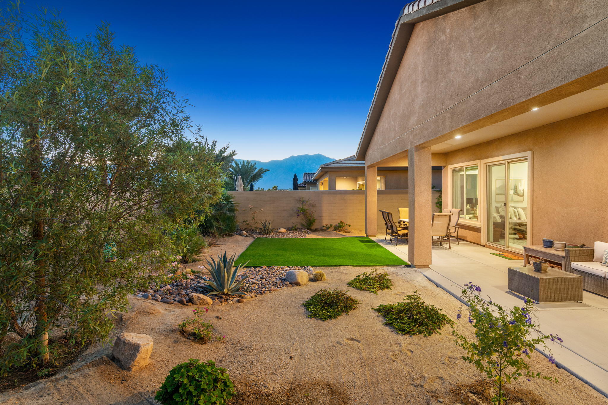 67 Cabernet Rancho Mirage, CA 92270 - Photo 40 of 41 a view of a backyard with garden