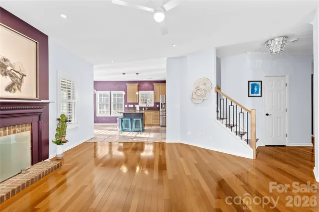 a view of kitchen with furniture and window