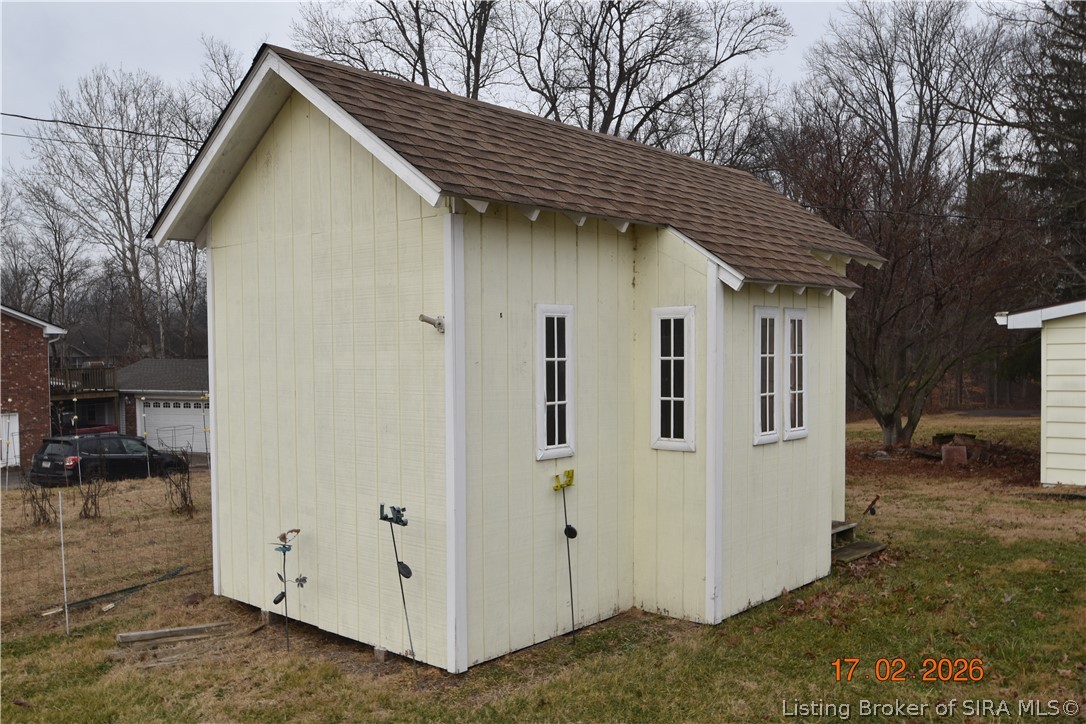 1905 Blackiston Mill Road Clarksville, IN 47129 - Photo 59 of 64 Custom built shed made to resemble a train depot.