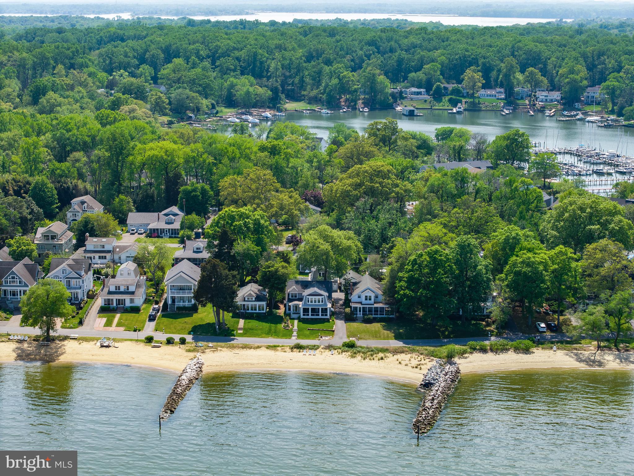 54 River Drive Annapolis, MD 21403 - Photo 38 of 43 a view of a swimming pool with a yard