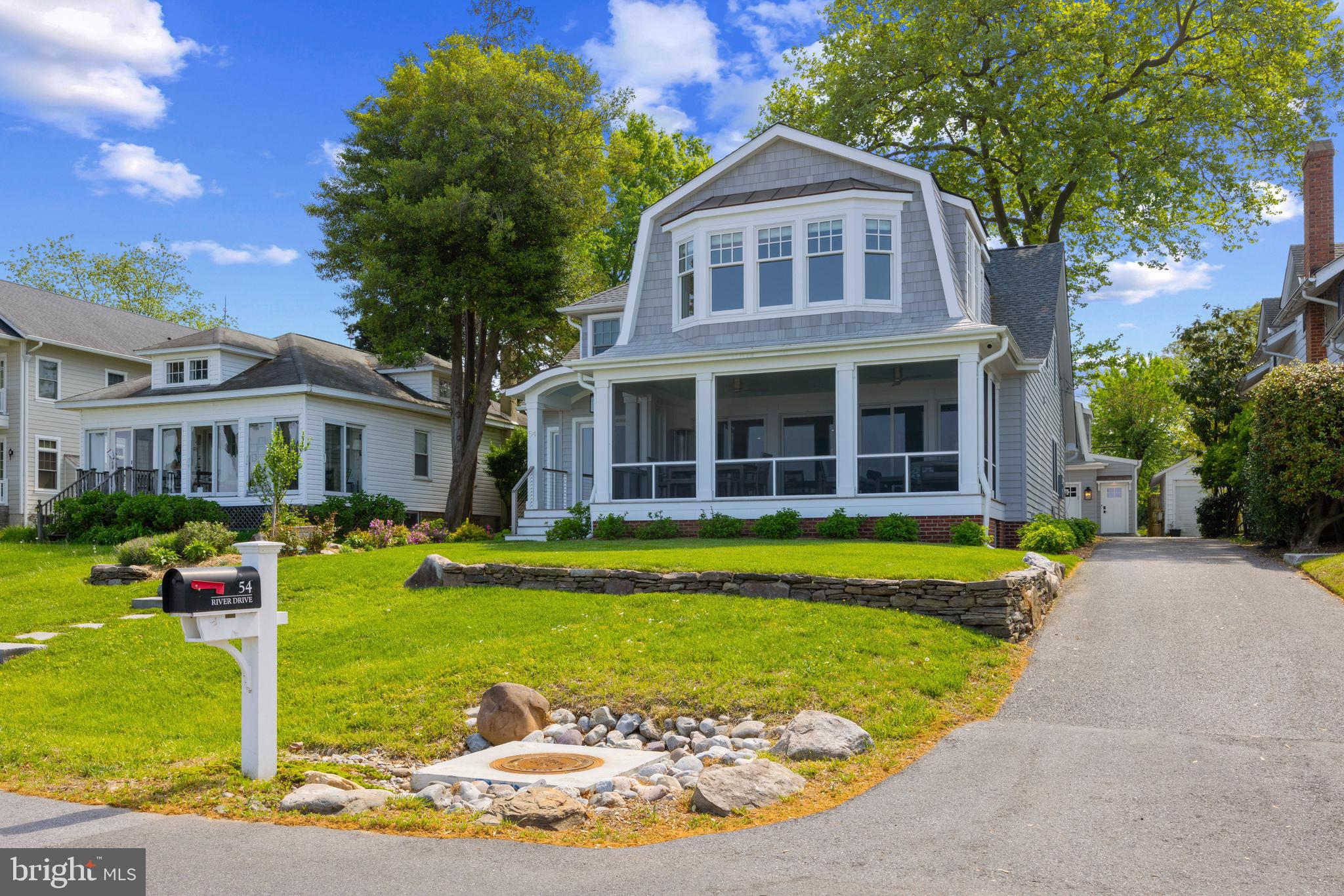 54 River Drive Annapolis, MD 21403 - Photo 4 of 43 a view of a house with a swimming pool