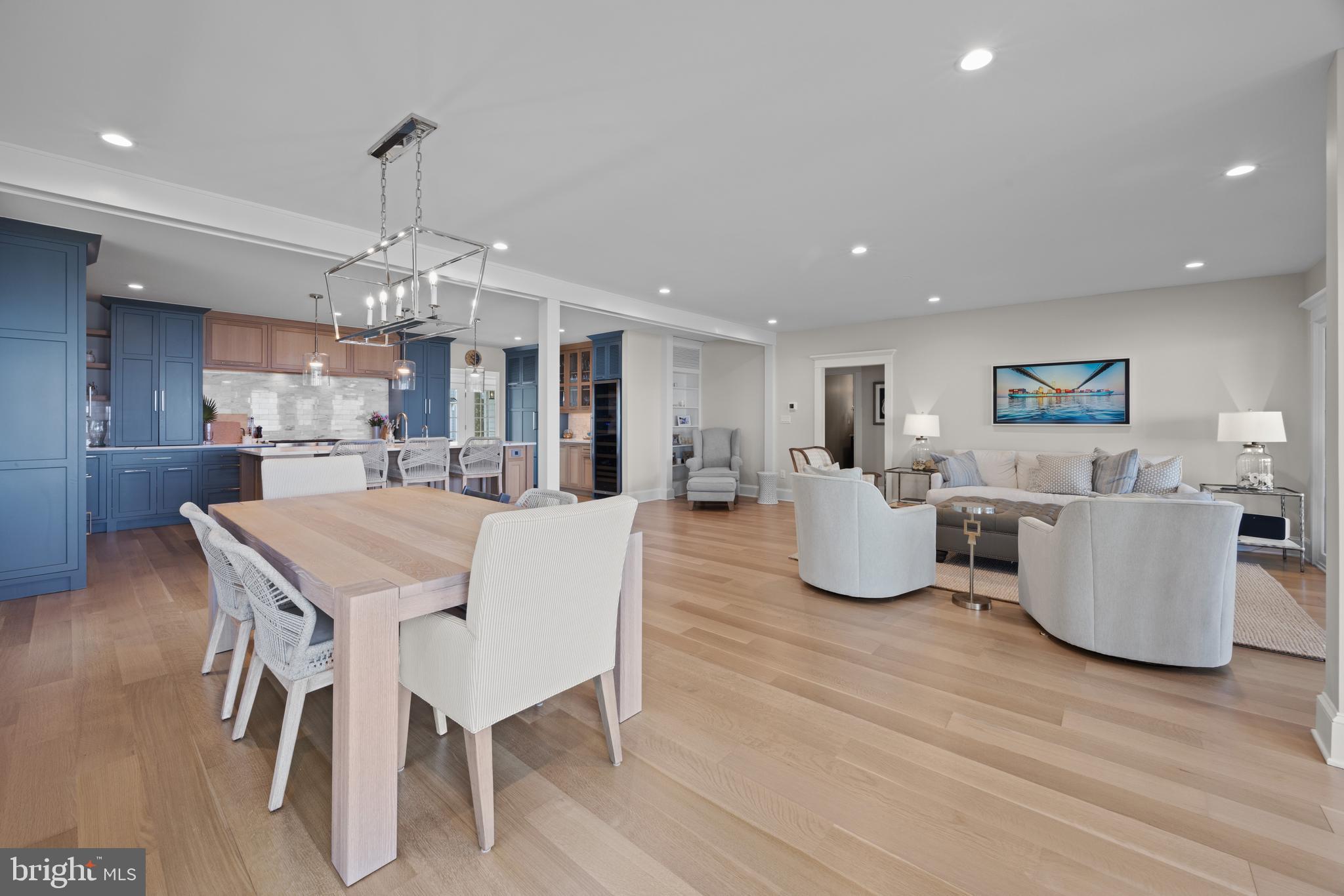 54 River Drive Annapolis, MD 21403 - Photo 43 of 43 a view of a dining room with furniture and chandelier
