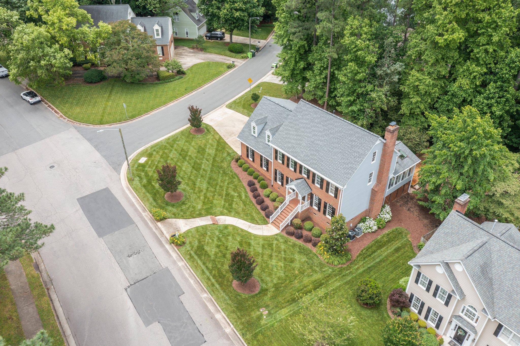 8001 Laurel Mountain Road Raleigh, NC 27613 - Photo 27 of 29 Aerial View