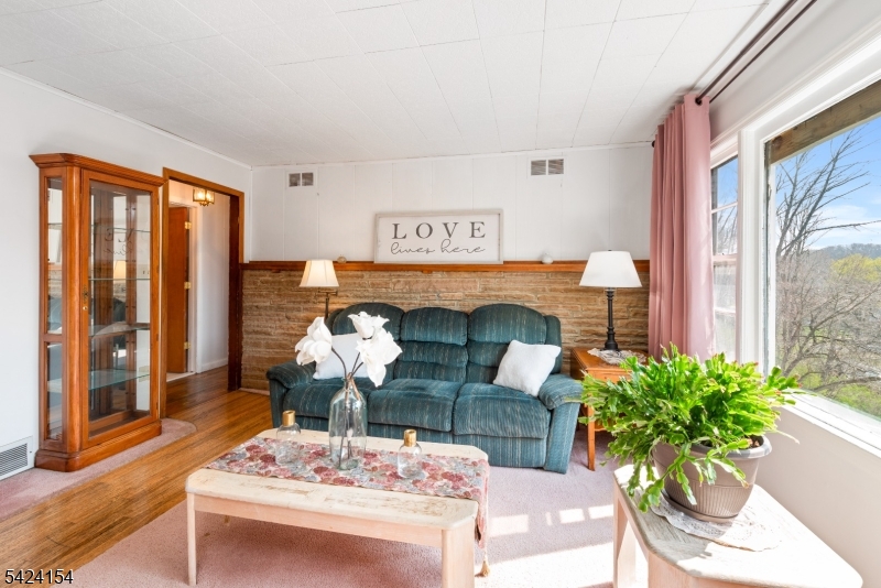 41 Swartswood Road Newton, NJ 07860 - Photo 12 of 22 a living room with furniture potted plant and a large window
