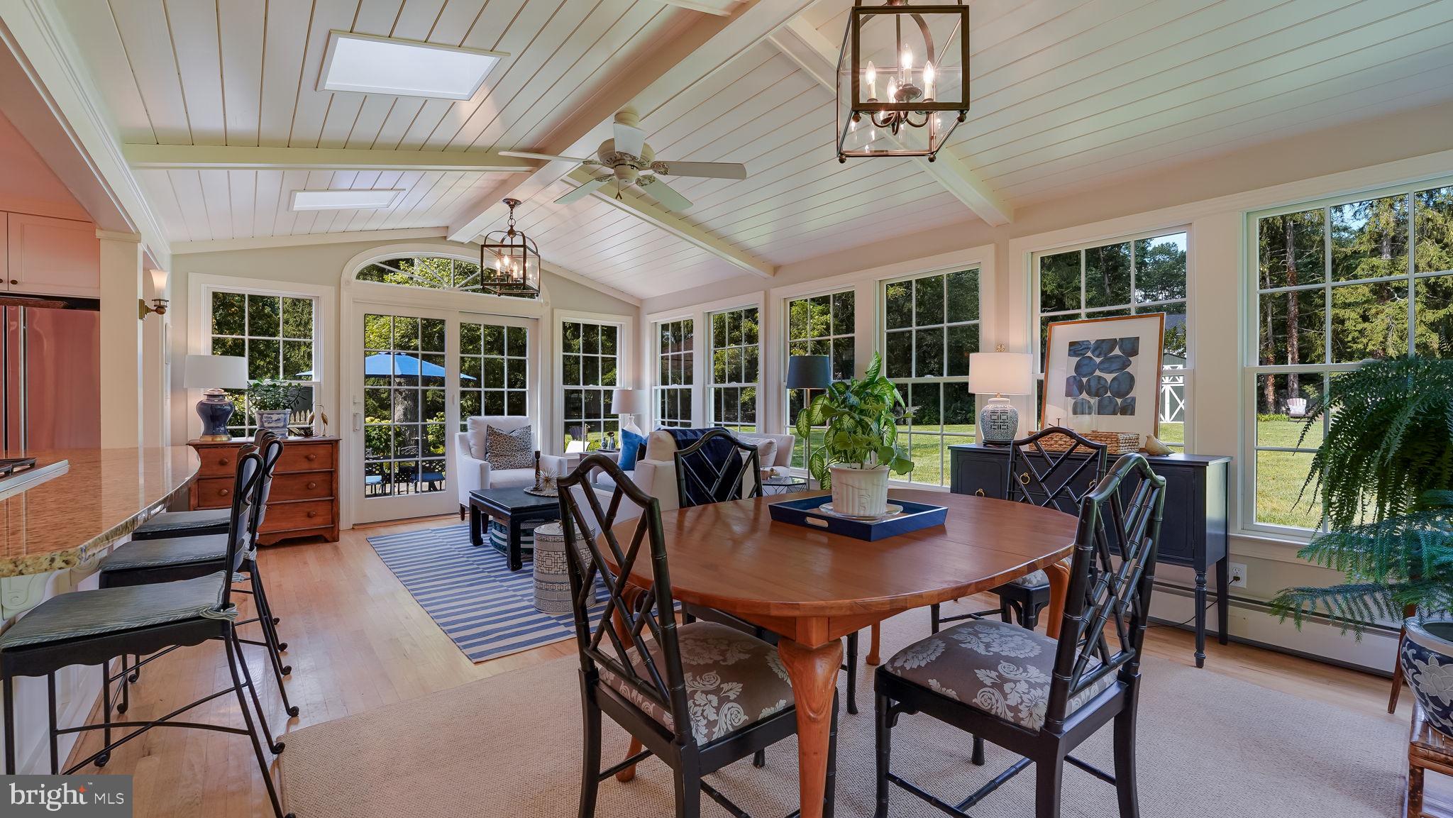 722 Spring Valley Road Doylestown, PA 18901 - Photo 23 of 45 View through the Sunroom