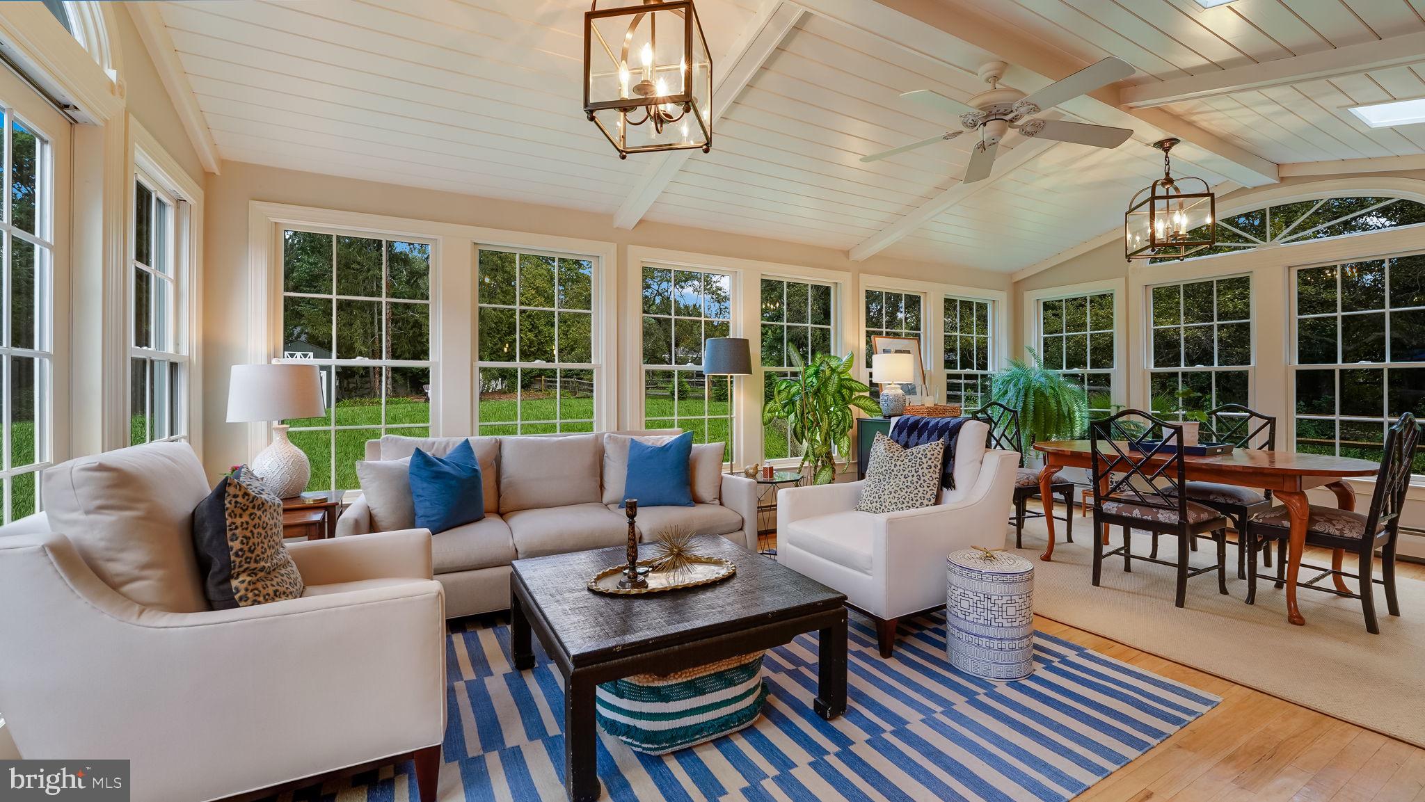 722 Spring Valley Road Doylestown, PA 18901 - Photo 24 of 45 Seating Area in Sunroom