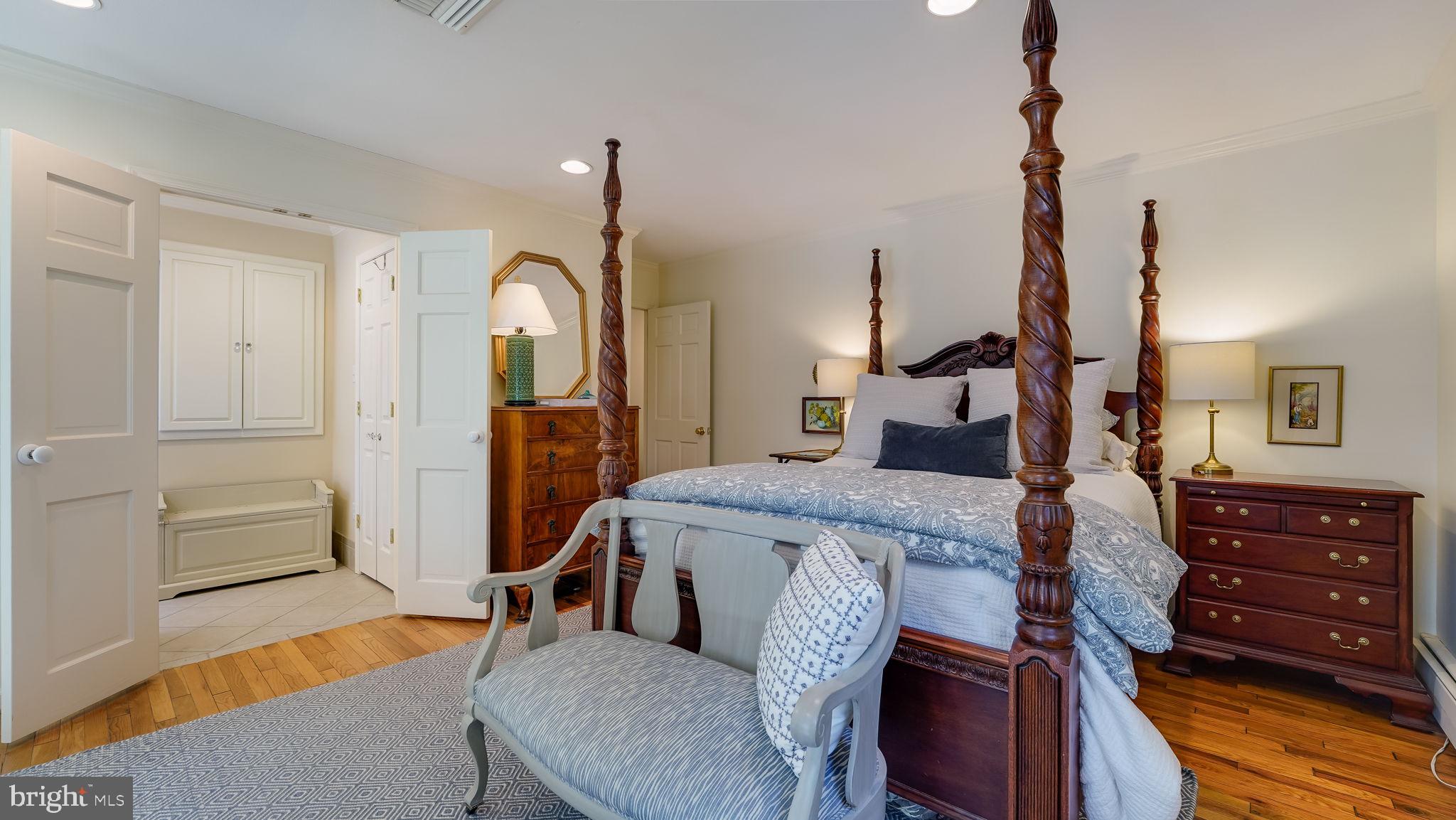 722 Spring Valley Road Doylestown, PA 18901 - Photo 27 of 45 Primary Suite with French Doors to En-Suite Bath