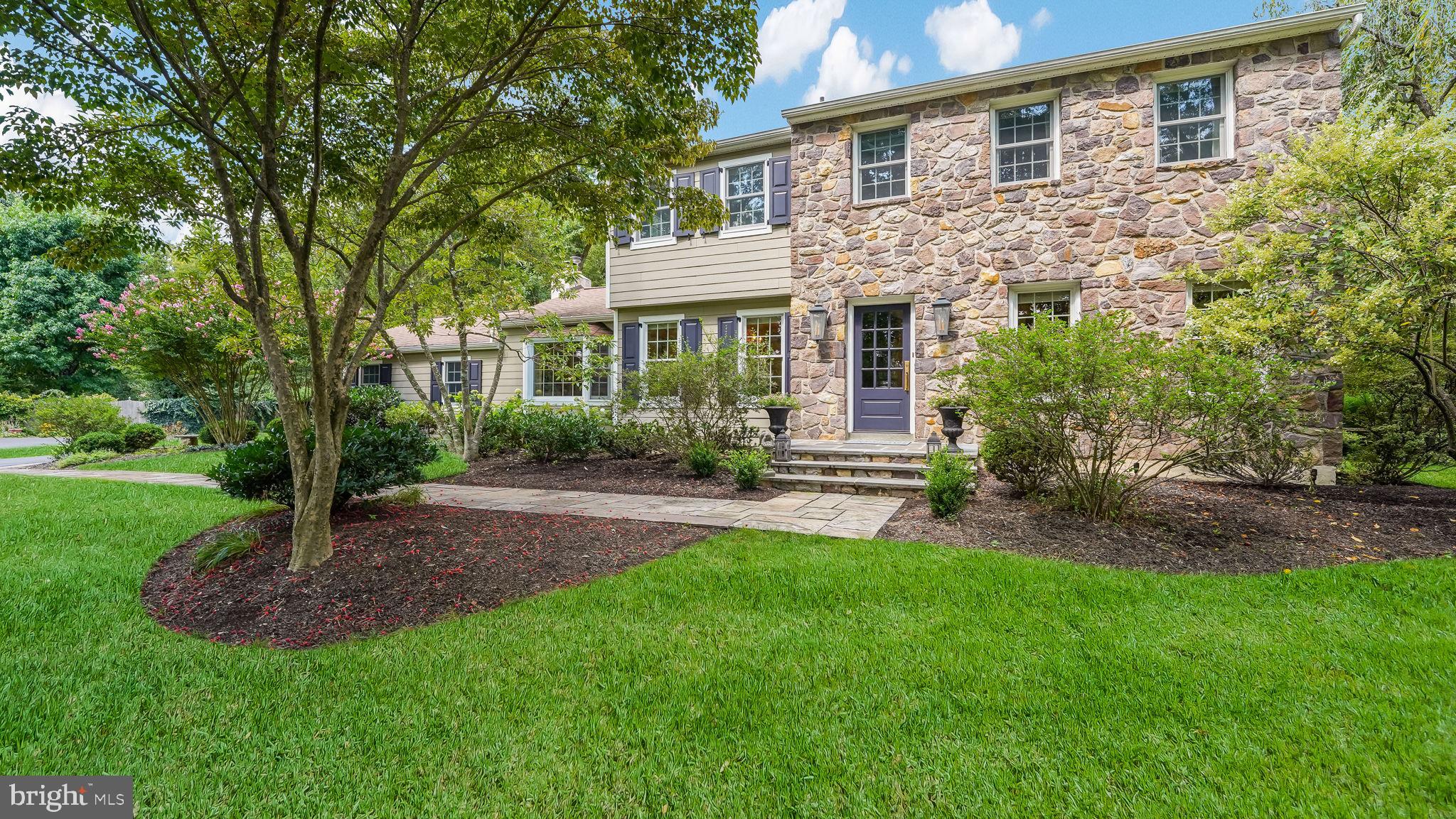 722 Spring Valley Road Doylestown, PA 18901 - Photo 5 of 45 Bluestone front walkway leading to Entry
