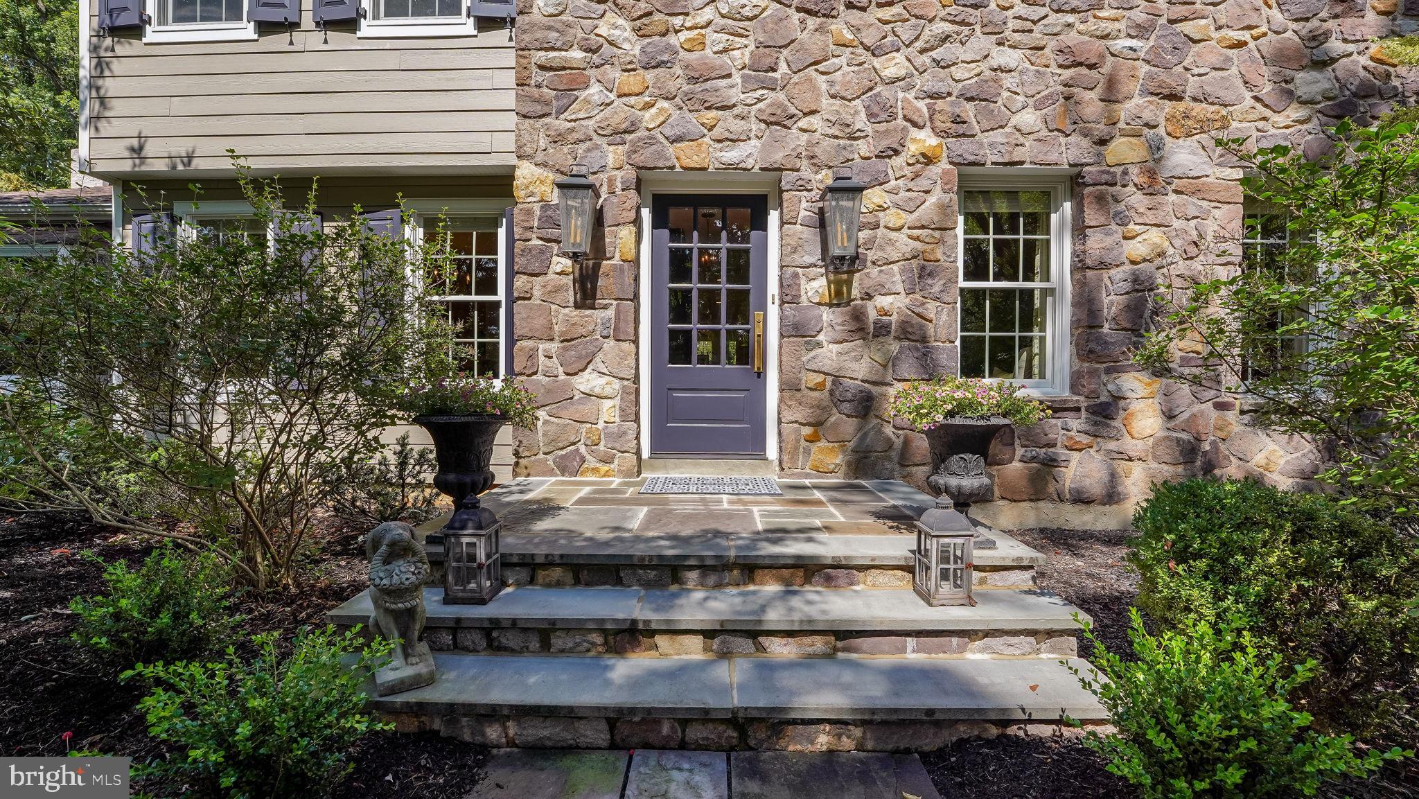 722 Spring Valley Road Doylestown, PA 18901 - Photo 6 of 45 Welcoming Bluestone Steps and Landing