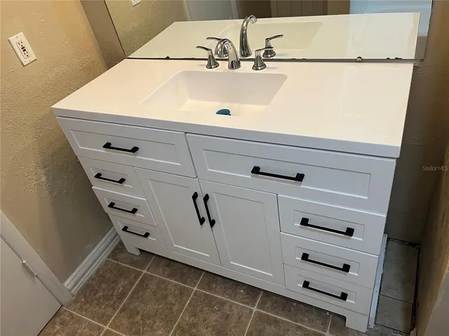 a close up of a sink