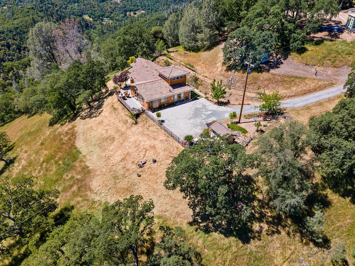 6801 Sagittarius Road Placerville, CA 95667 - Photo 16 of 34 an aerial view of residential house with outdoor space