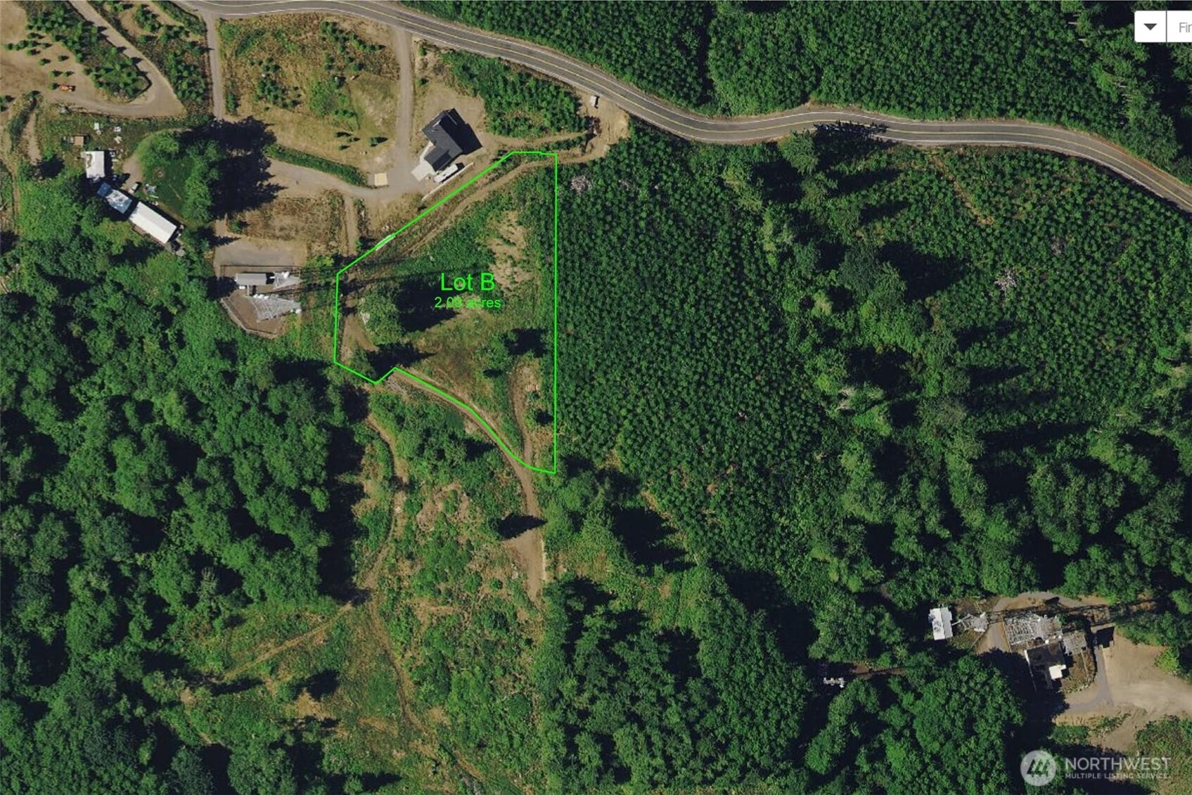 0 China Garden Road Kalama, WA 98625 - Photo 15 of 23 an aerial view of a house with a yard