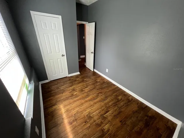 a view of wooden floor