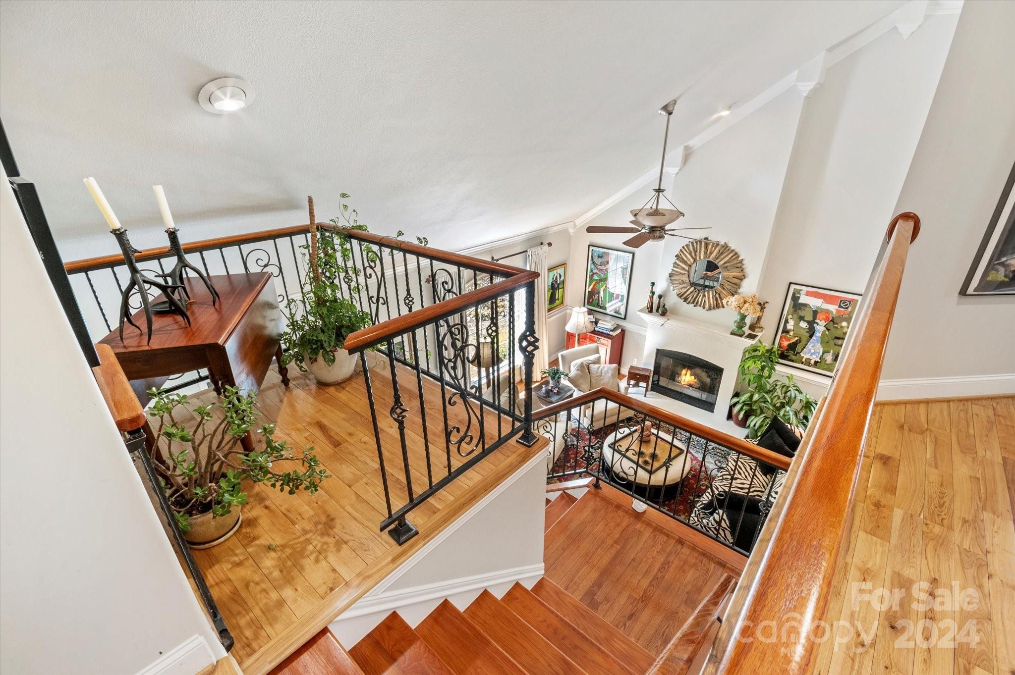 16 Leisure Loop Weaverville, NC 28787 - Photo 22 of 44 a view of entryway dining room and hall with wooden floor