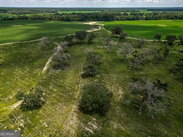 a view of a golf course with a lake
