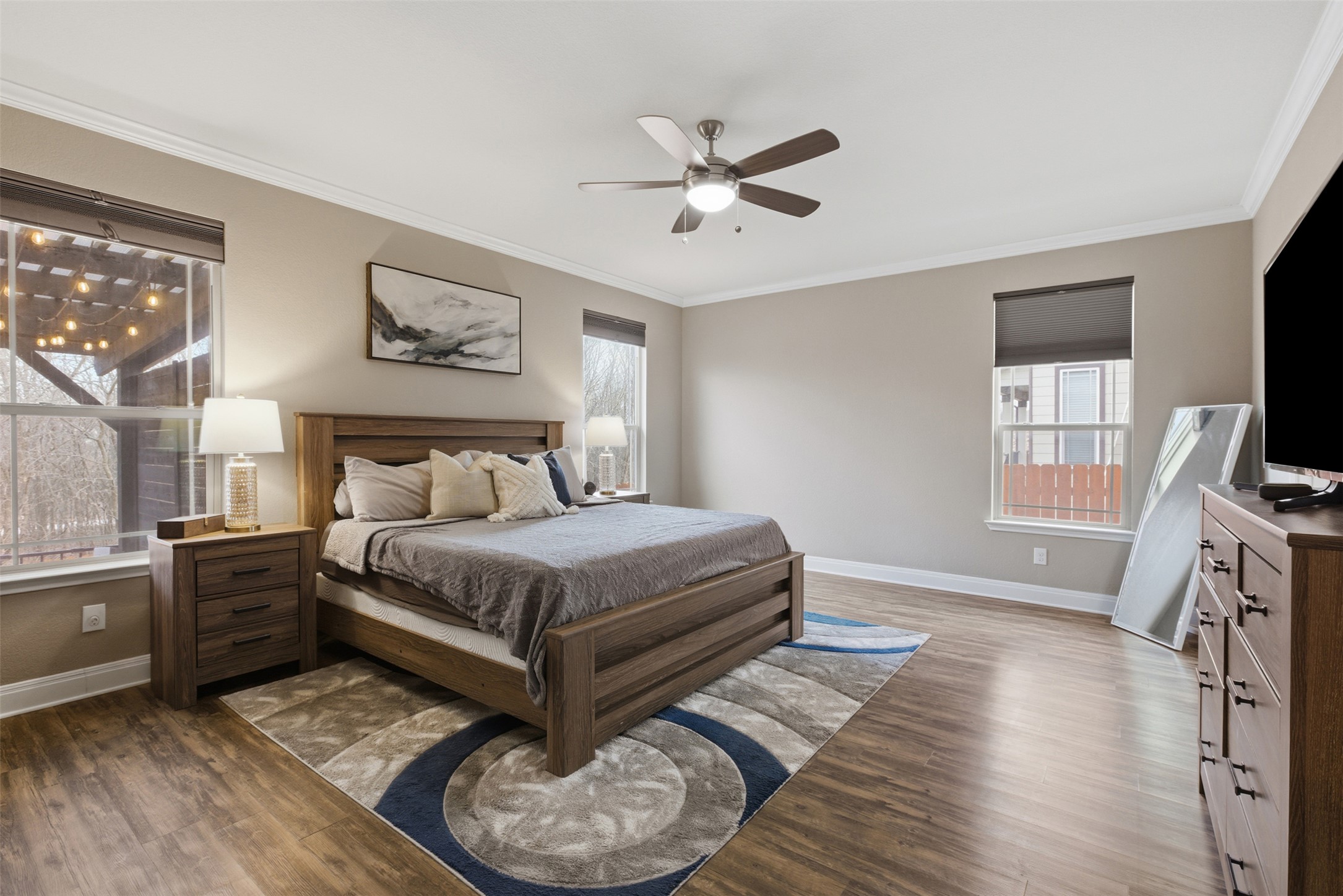 1011 Toltec Trail Georgetown, TX 78626 - Photo 18 of 40 Primary bedroom on main level