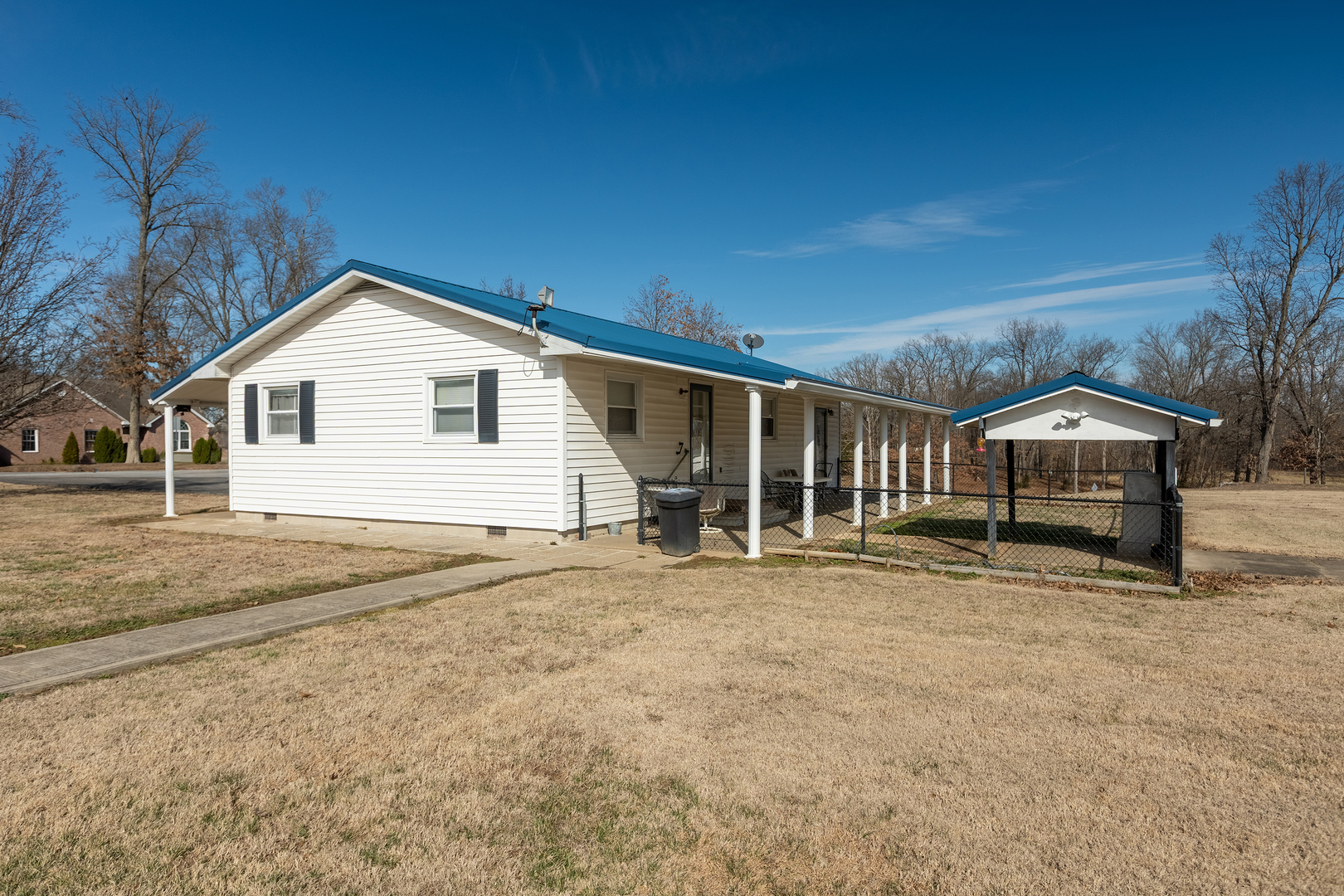 12754 Pease Road Marion, IL 62959 - Photo 29 of 43 a view of an house with backyard space and balcony