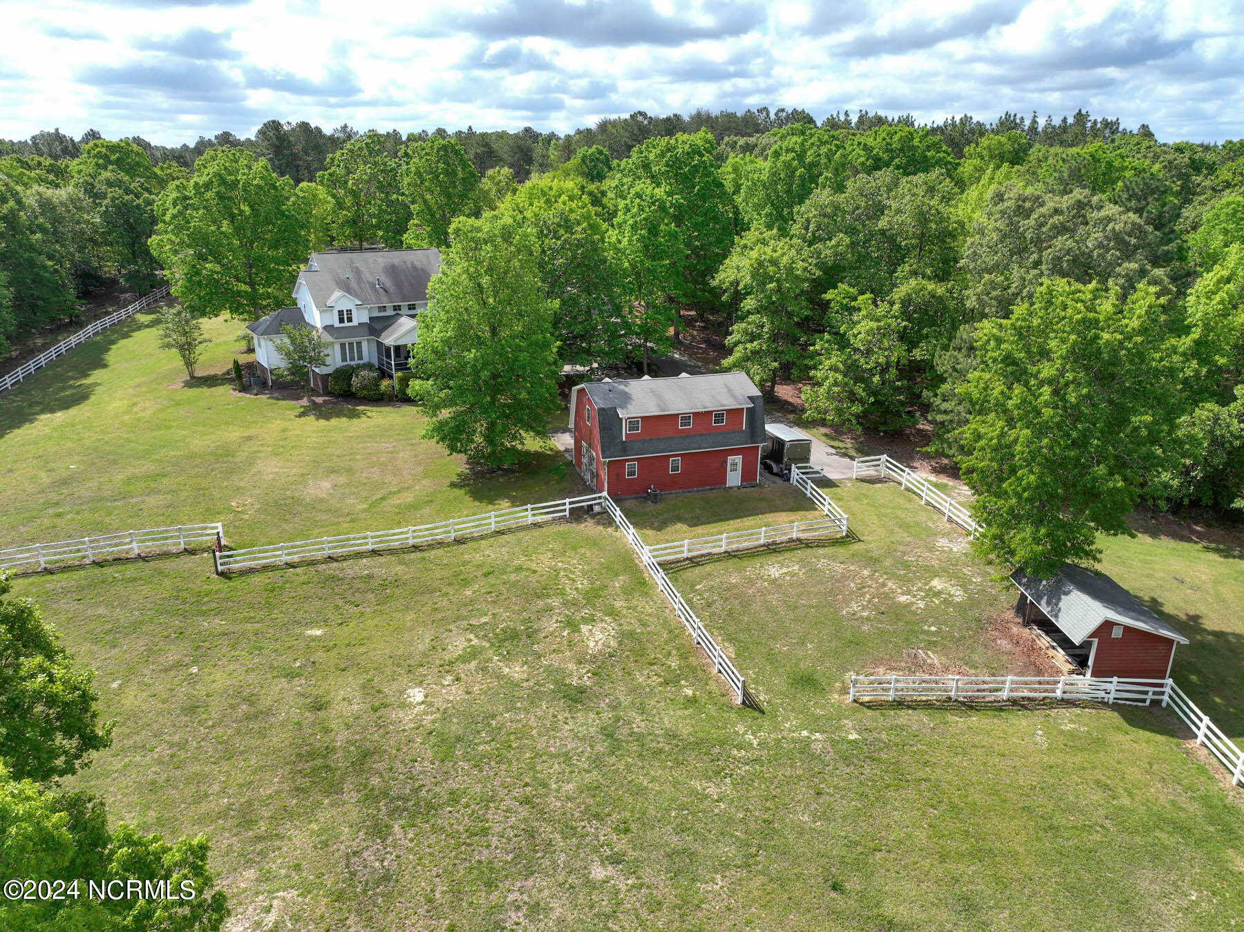 195 Shagbark Road West End, NC 27376 - Photo 52 of 60 drone-2